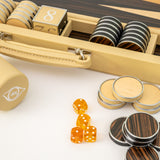 Geoffrey Parker | Backgammon in Beige/Brown