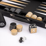 Geoffrey Parker | Backgammon in Black/Beige