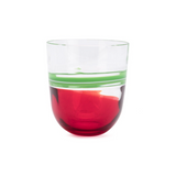 Carlo Moretti | I Diversi Drink Glass (Green/Red)