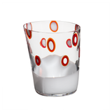 Leclaireur Los Angeles - Carlo Moretti | Bora Drink Glass (Red/White) - Carlo Moretti