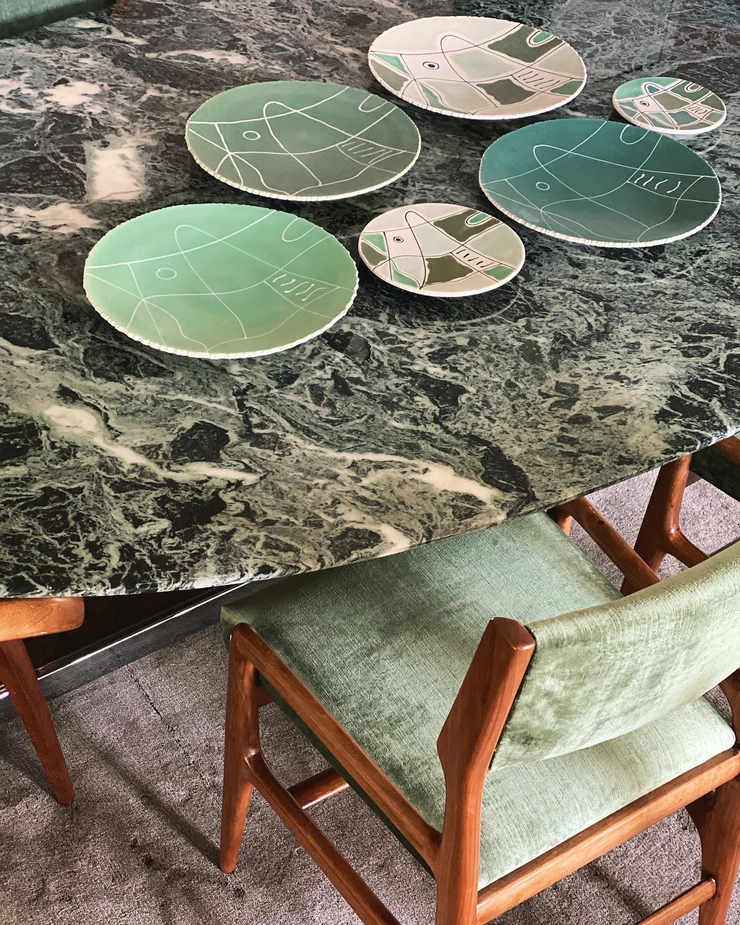Leclaireur Los Angeles - Gio Ponti | Set of Four mod. 676 chairs - Gio Ponti