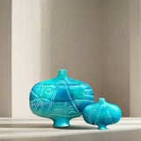 Agnes Sandahl Medium-sized Sculpture in Turquoise
