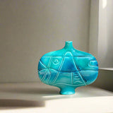 Agnes Sandahl Medium-sized Sculpture in Turquoise