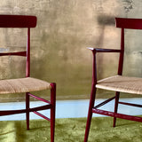Leclaireur Los Angeles - Eligo | "Tigullina" Red Gloss Armchair - Eligo