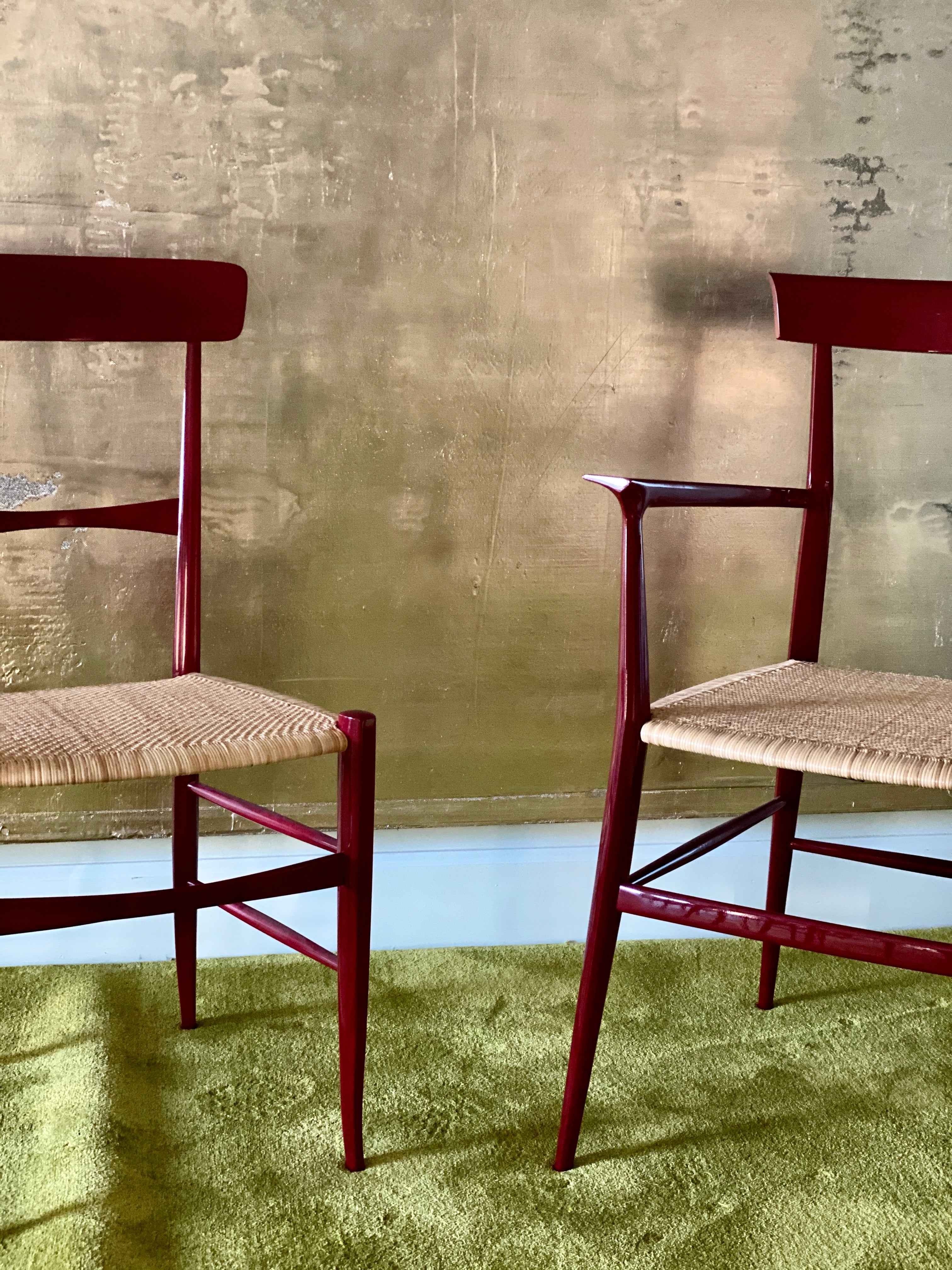 Leclaireur Los Angeles - Eligo | "Tigullina" Red Gloss Armchair - Eligo