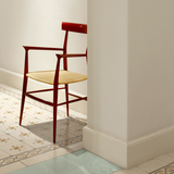 Leclaireur Los Angeles - Eligo | "Tigullina" Red Gloss Armchair - Eligo