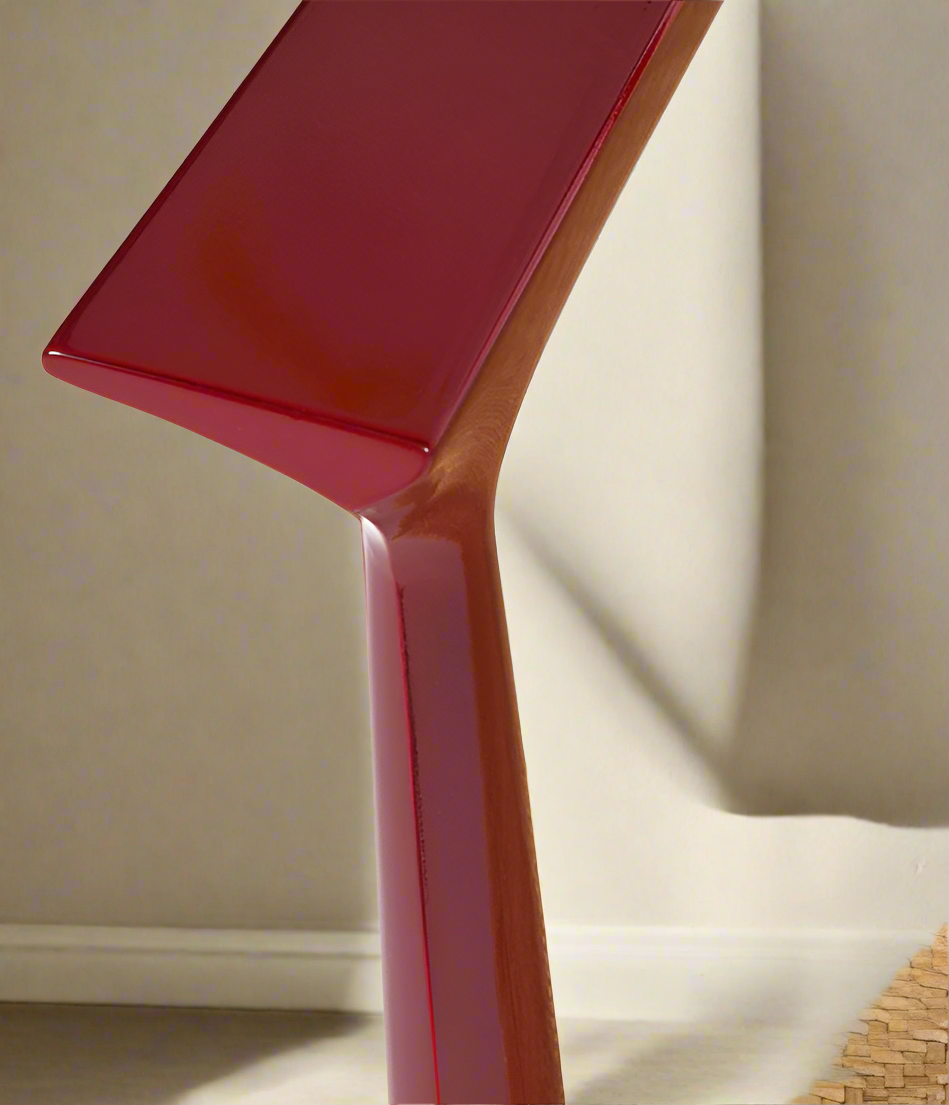 Leclaireur Los Angeles - Eligo | "Tigullina" Red Gloss Armchair - Eligo