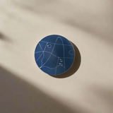 Agnes Sandahl | Abstract Bread Plate in Navy