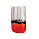 Carlo Moretti black, red, and white I Piccoli Vase (Limited Edition)
