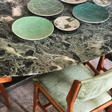 Leclaireur Los Angeles - Agnes Sandahl | Abstract Appetizer/Dessert Plate in Dark Green (Mono) - Agnes Sandahl