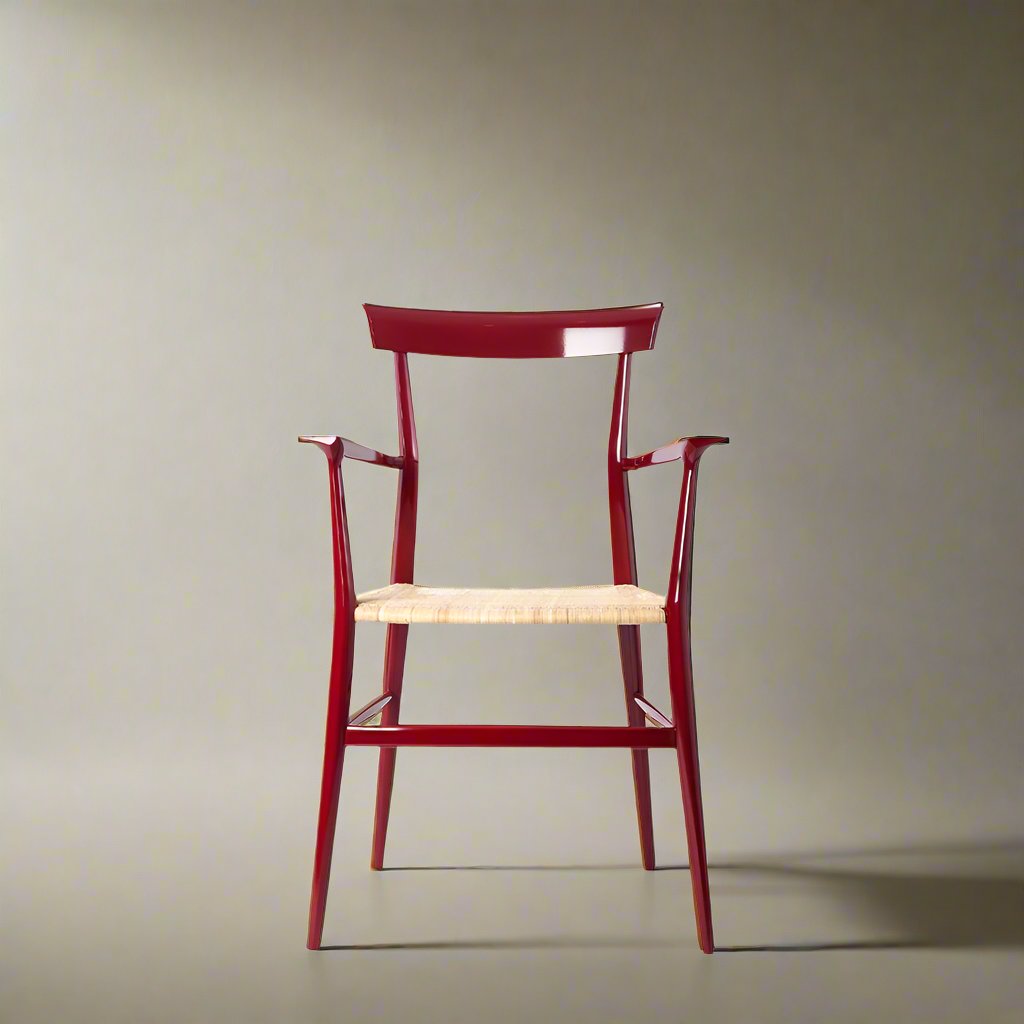 Leclaireur Los Angeles - Eligo | "Tigullina" Red Gloss Armchair - Eligo