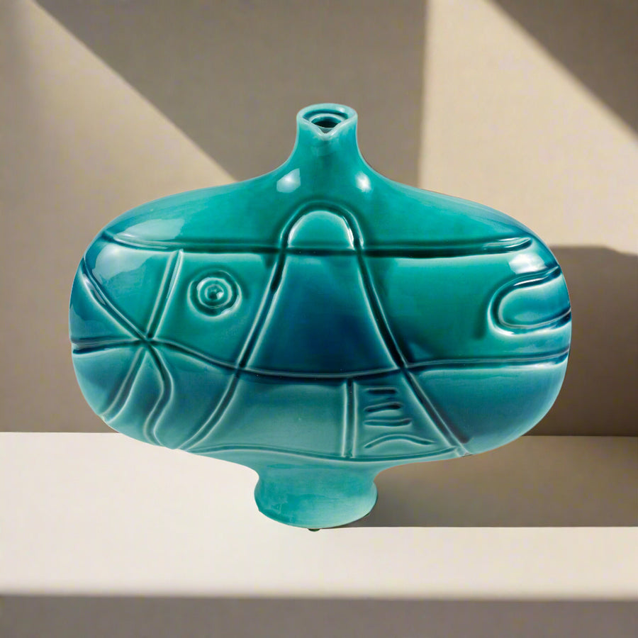 Agnes Sandahl | Medium-sized Sculpture in Turquoise