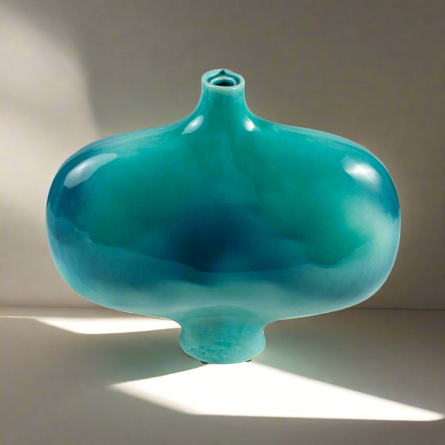Agnes Sandahl | Medium-sized Sculpture in Turquoise