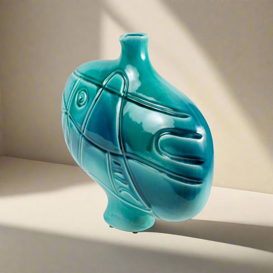 Agnes Sandahl | Medium-sized Sculpture in Turquoise