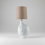Dalo | White Ceramic Sculptural Lamp