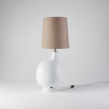 Dalo | White Ceramic Sculptural Lamp