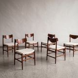 Gianfranco Frattini | Set of 6 Dining Chairs (1960s)