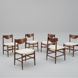 Gianfranco Frattini | Set of 6 Dining Chairs (1960s)
