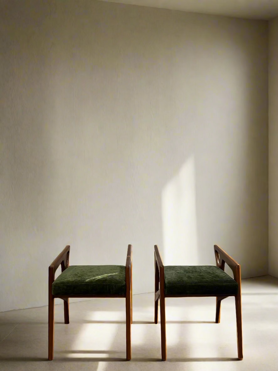 Gio Ponti | Vintage Pair of Stools (ca. 1950)