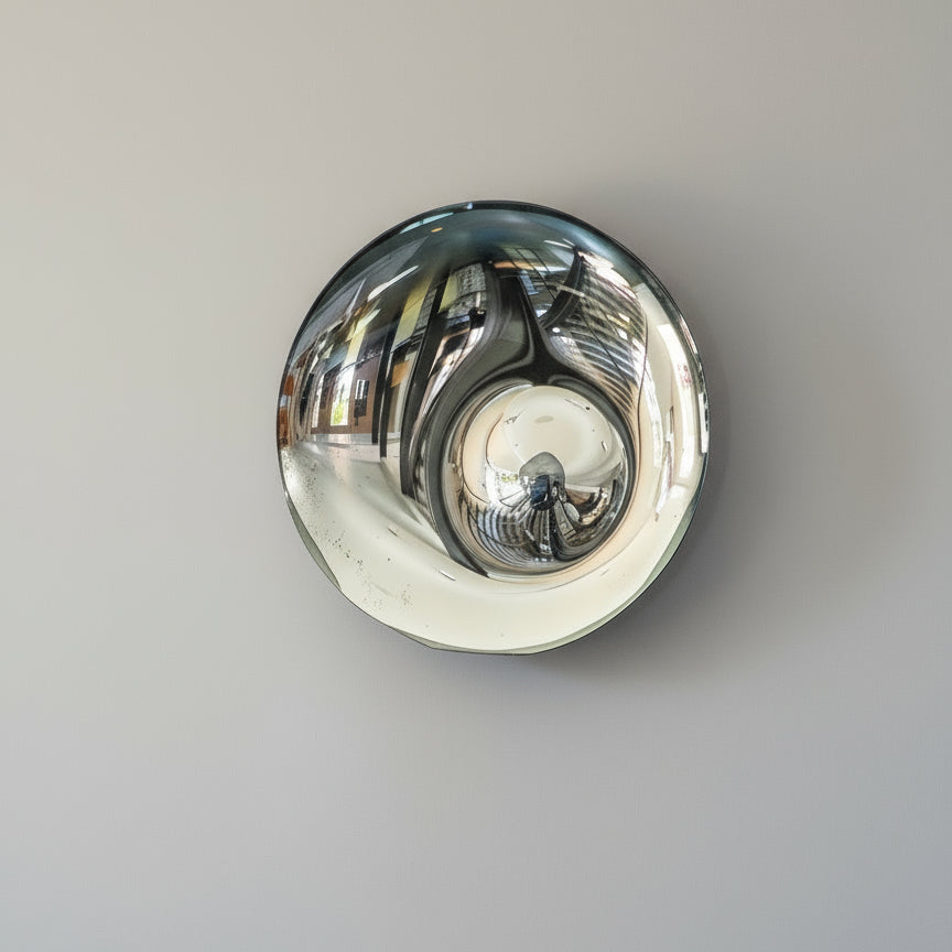 Round wall mirror