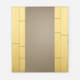 Vintage Brass Mirror (1970s)