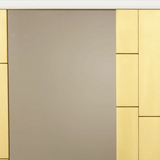 Vintage Brass Mirror (1970s)