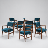 Gio Ponti | Set of 8 Armchairs Mod. 110 for Cassina (ca. 1950)