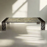 Pia Manu | Pyrite and Slate Low Table (ca. 1970s)