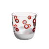 Leclaireur Los Angeles - Carlo Moretti | I Diversi Drink Glass (Red/White) - Carlo Moretti