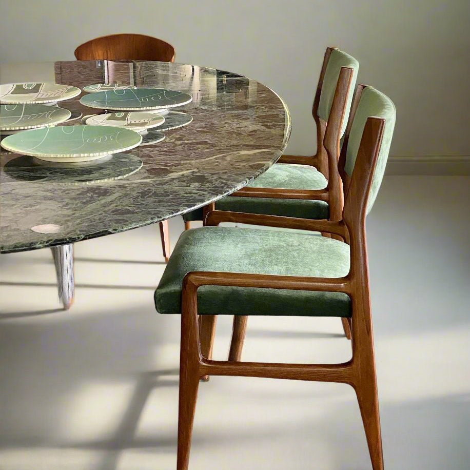 Leclaireur Los Angeles - Gio Ponti | Set of Four mod. 676 chairs - Gio Ponti