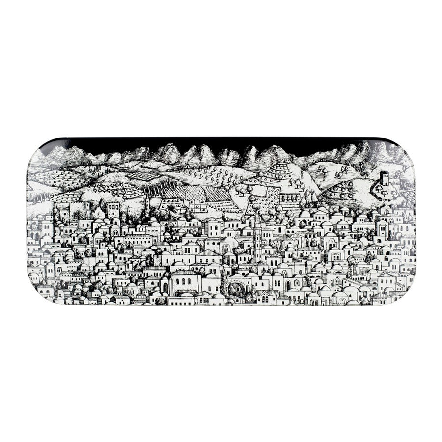 Leclaireur Los Angeles - Fornasetti | Gerusalemme Small Tray (Black) - Fornasetti