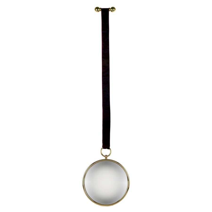 Leclaireur Los Angeles - Fornasetti | Magic Convex Mirror with Velvet Ribbon (Small) - Fornasetti