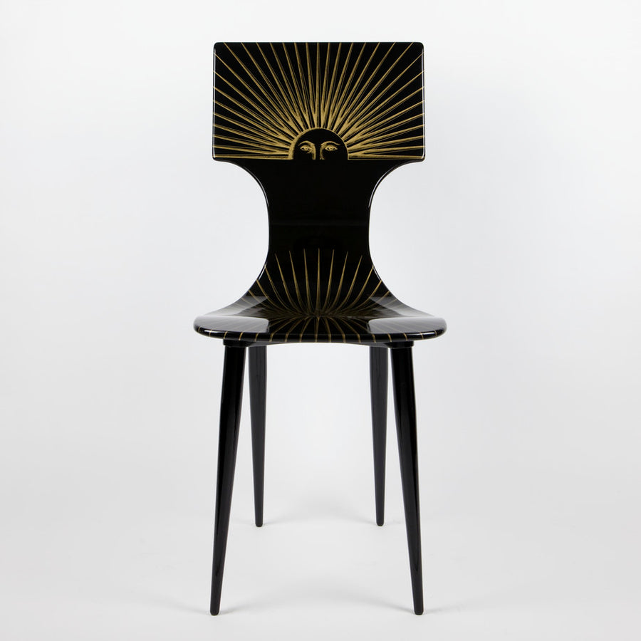 Fornasetti Sole Chair (Gold)