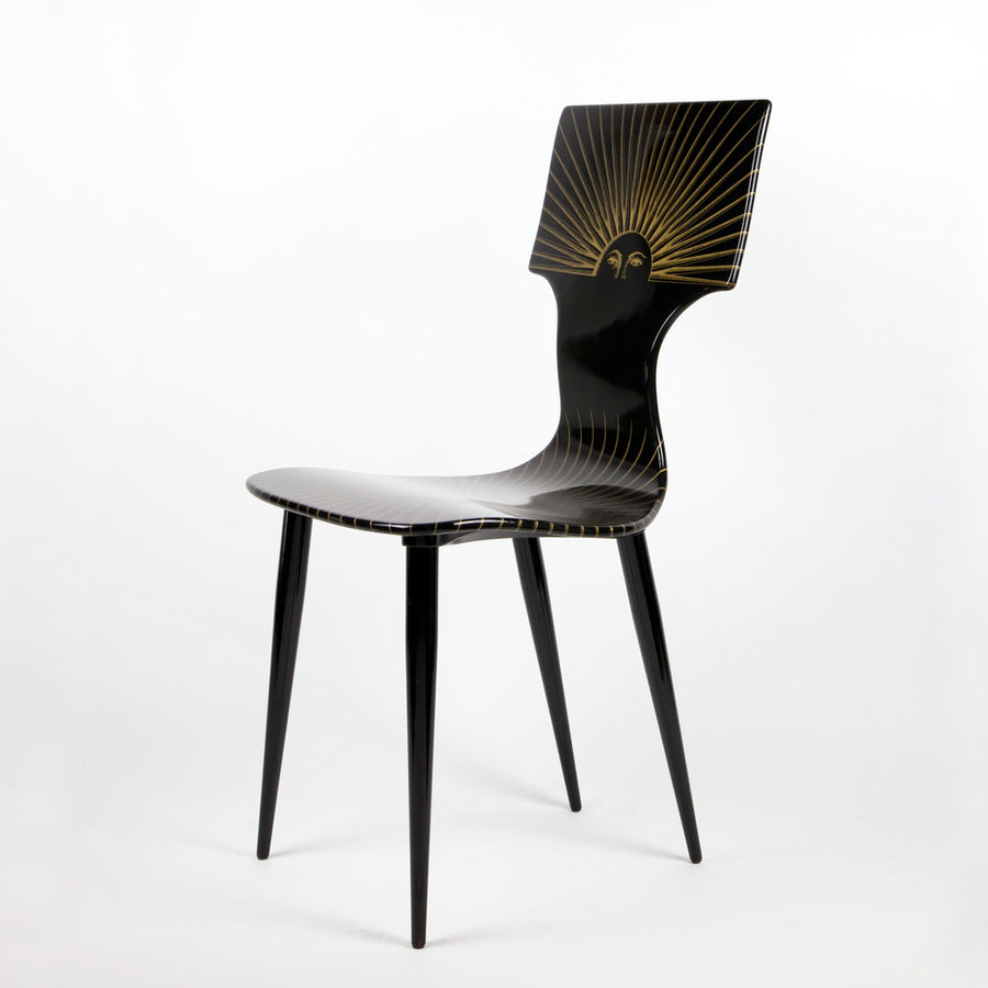 Fornasetti Sole Chair (Gold)