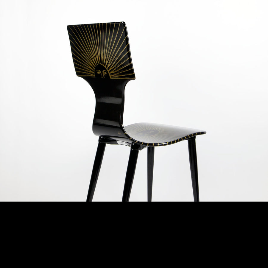 Fornasetti Sole Chair (Gold)