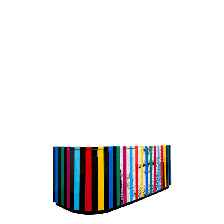 Leclaireur Los Angeles - Fornasetti | Face and Stripes Buffet - Fornasetti