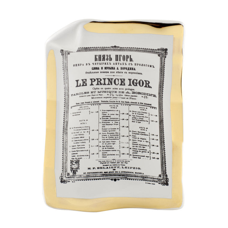 Leclaireur Los Angeles - Fornasetti | Locandina The Prince Igor Ashtray - Fornasetti