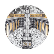 Leclaireur Los Angeles - Fornasetti | 2018 Calendar Wall Plate (Gold) - Fornasetti