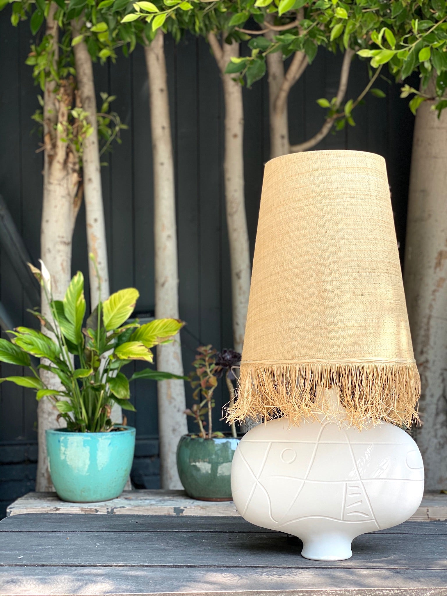 Leclaireur Los Angeles - Agnes Sandahl | Medium-sized Lamp in White - Agnes Sandahl