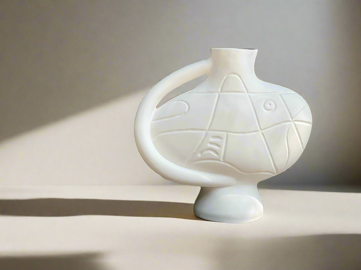 Leclaireur Los Angeles - Agnes Sandahl | Medium-sized Sculpture in White - Agnes Sandahl