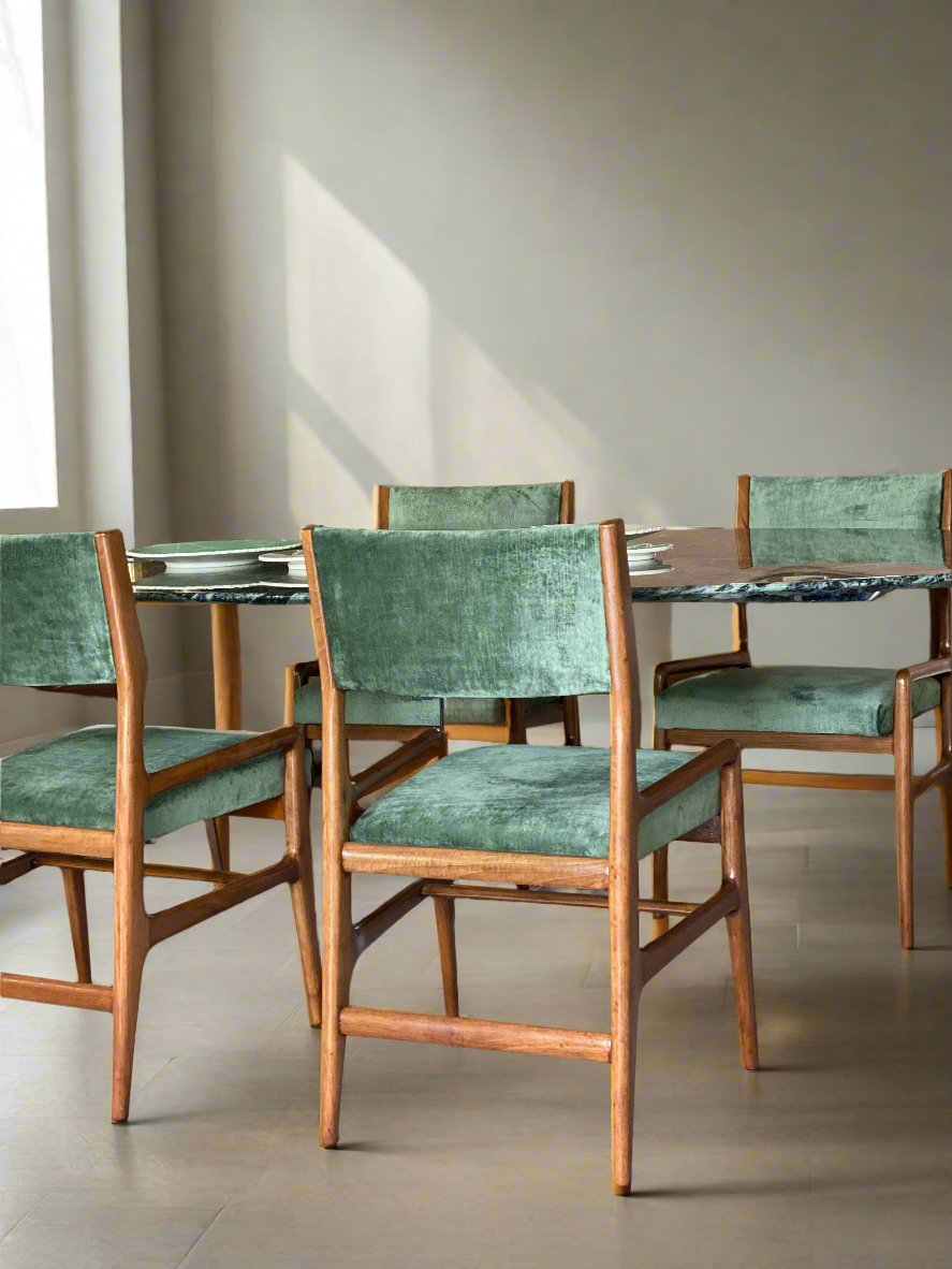 Leclaireur Los Angeles - Gio Ponti | Set of Four mod. 676 chairs - Gio Ponti