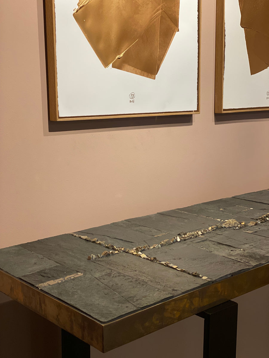 Pia Manu | Vintage Pyrite Console (ca. 1980s)