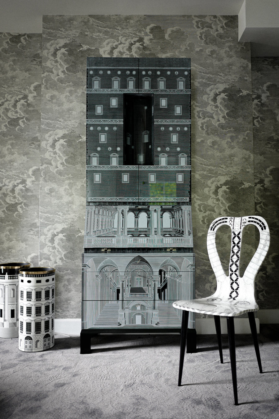 Leclaireur Los Angeles - Fornasetti | Architettura Trumeau (Black) [Limited Edition] - Fornasetti