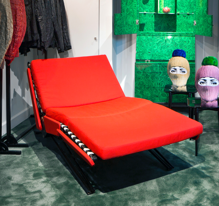 Leclaireur Los Angeles - Osvaldo Borsani | L77 Daybed (Red) - Osvaldo Borsani