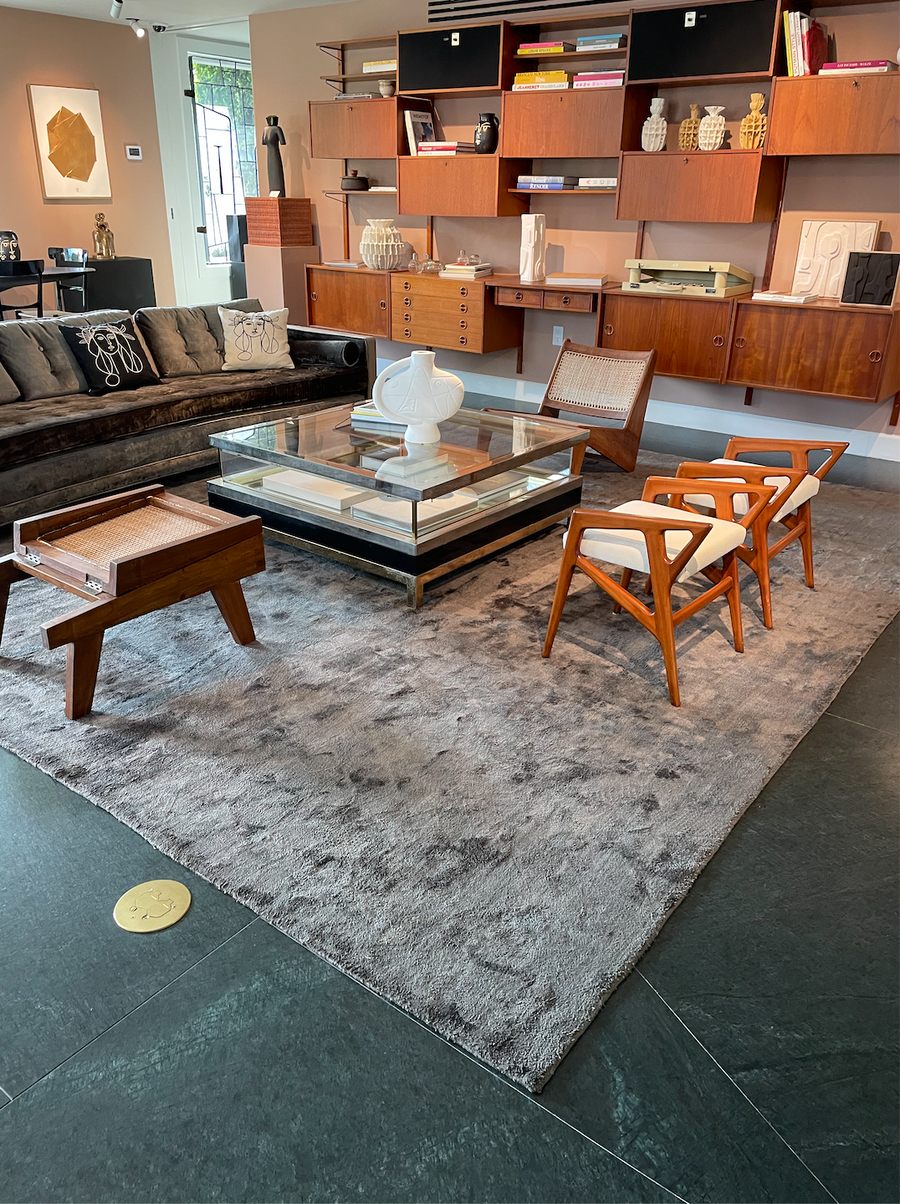 Leclaireur Los Angeles - Dark grey rug - Leclaireur Los Angeles