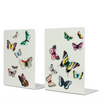Fornasetti Bookends Farfalle colour white