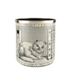 Leclaireur Los Angeles - Fornasetti | Paper basket Cat with Libri black on ivory - Fornasetti
