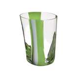 Leclaireur Los Angeles - Carlo Moretti | Bora Drink Glass (Green/White) - Carlo Moretti