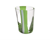 Leclaireur Los Angeles - Carlo Moretti | Bora Drink Glass (Green/White) - Carlo Moretti