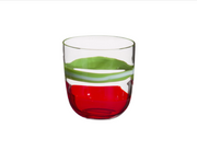 Leclaireur Los Angeles - Carlo Moretti | I Diversi Drink Glass (Green/Red) - Carlo Moretti